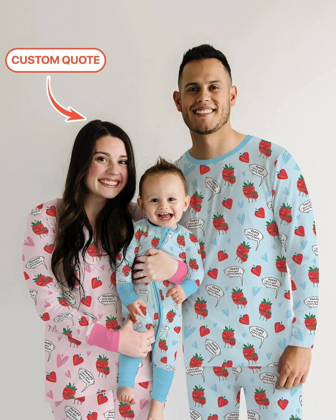 Ich liebe dich sehr Bambus Pyjama-Set für Damen