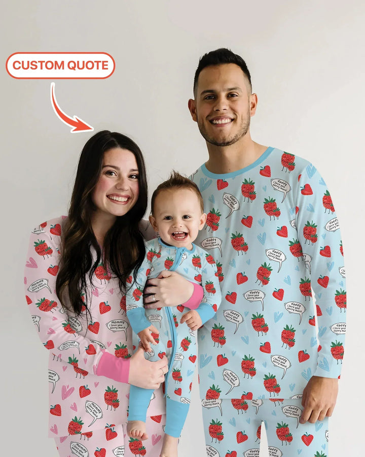 Ich liebe dich sehr Bambus Pyjama-Set für Damen