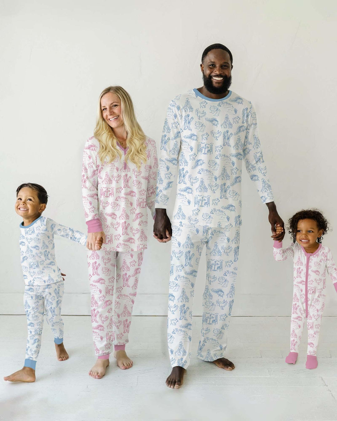 Psalm 23 Skizze Bambus Pyjama-Set für Damen