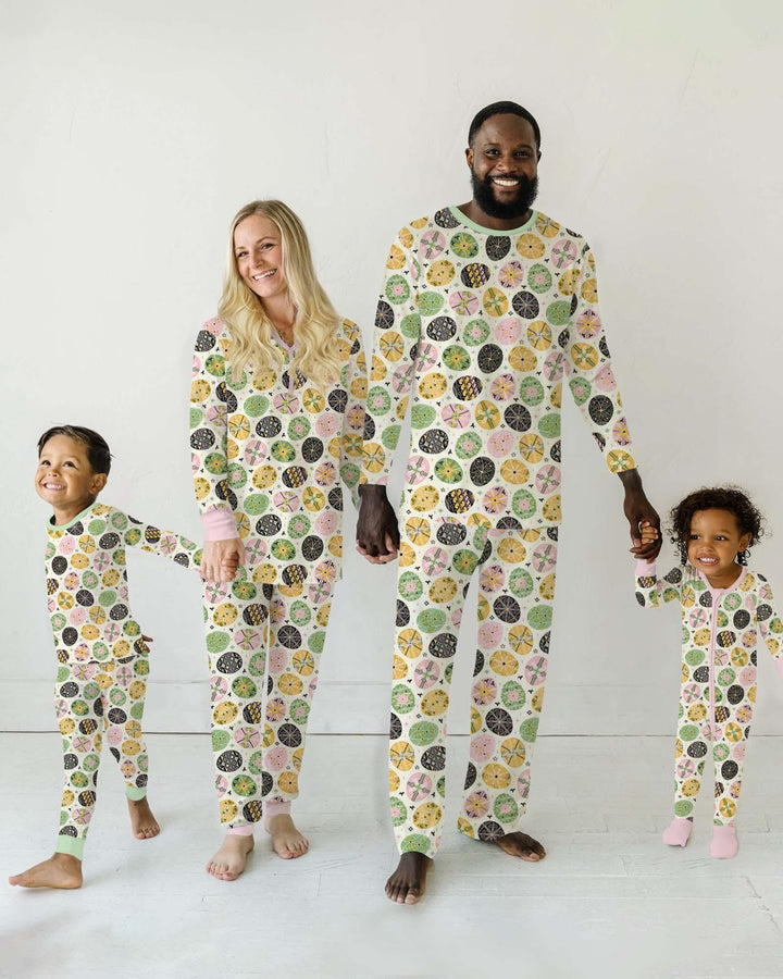 Pysanky Eggs Family Matching Bamboo Men's Pajama Set