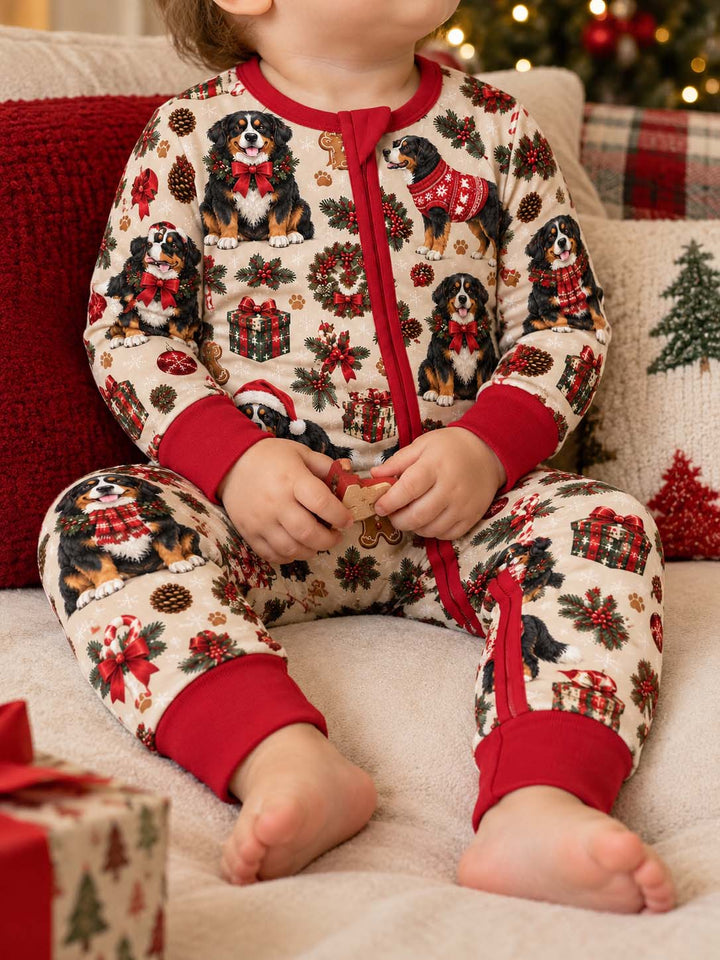 Festive Bernese Christmas Bamboo Convertible Zippy