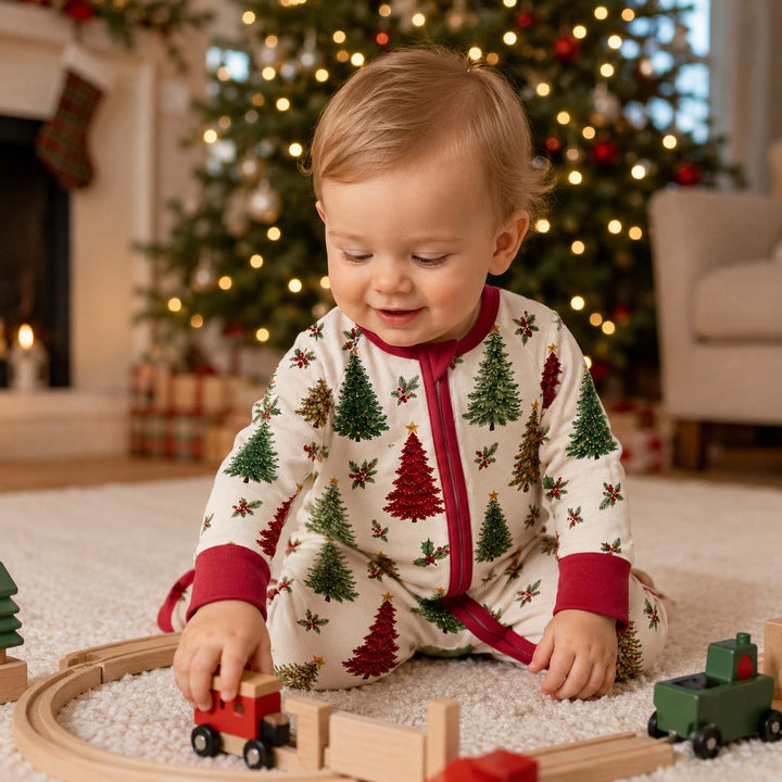 Festive Christmas Tree Garden Bamboo Convertible Zippy
