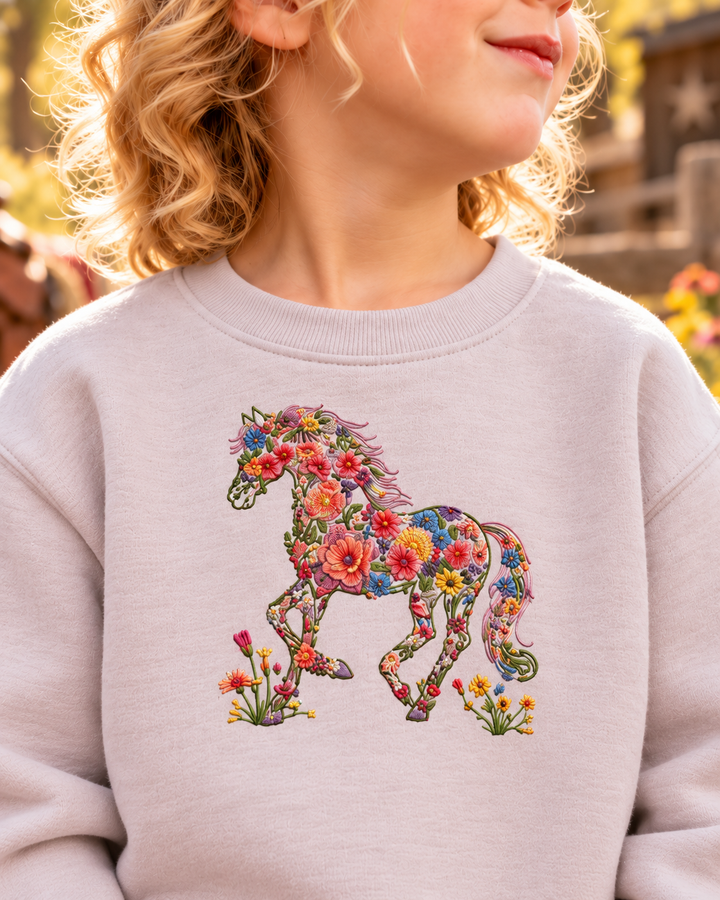 Sweatshirt mit Rundhalsausschnitt aus Bambusfaser