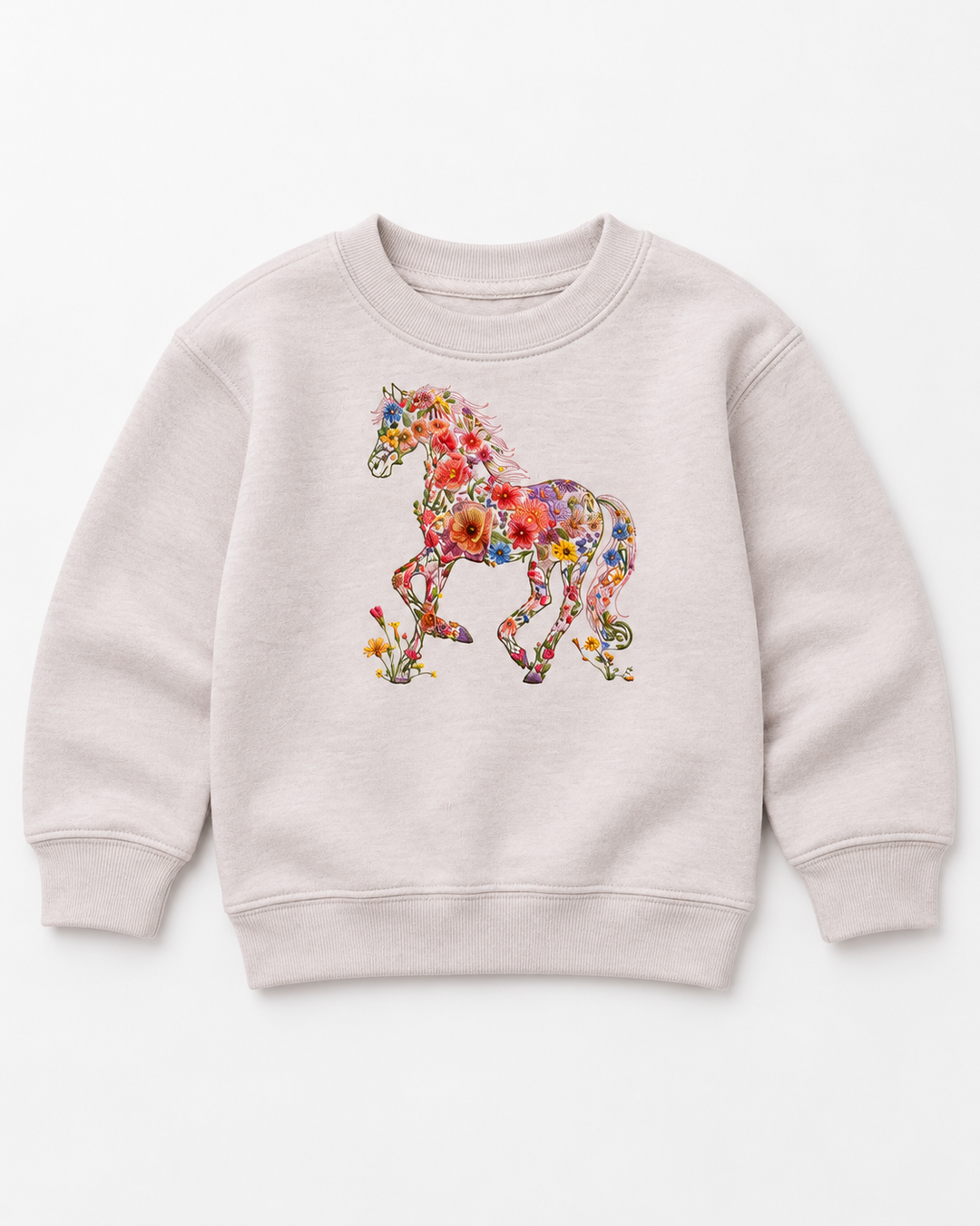 Sweatshirt mit Rundhalsausschnitt aus Bambusfaser