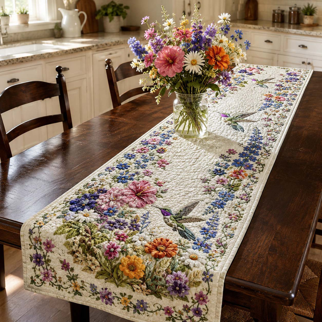 Floral Beauty Spirit Quilt Table Runner