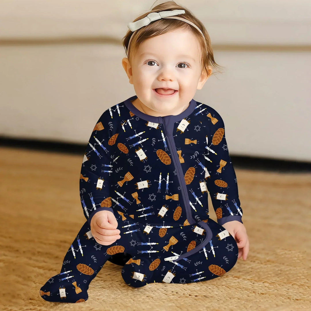 Gerippte Babykleidung mit individuellem Foto - Weich &amp; Skizzenhaft