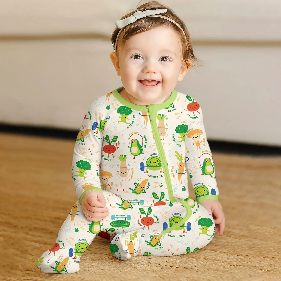 Gerippte Babykleidung mit individuellem Foto - Weich &amp; Skizzenhaft