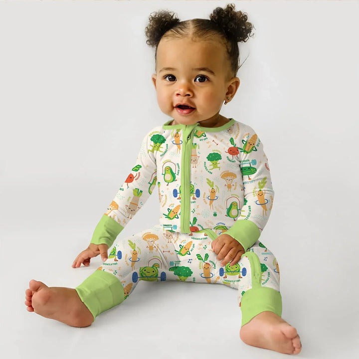 Gerippte Babykleidung mit individuellem Foto - Weich &amp; Skizzenhaft