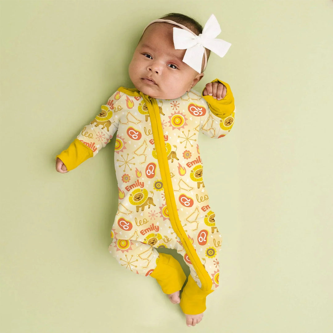 Gerippte Babykleidung mit individuellem Foto - Weich &amp; Skizzenhaft