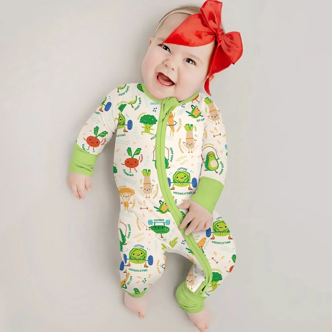 Gerippte Babykleidung mit individuellem Foto - Weich &amp; Skizzenhaft