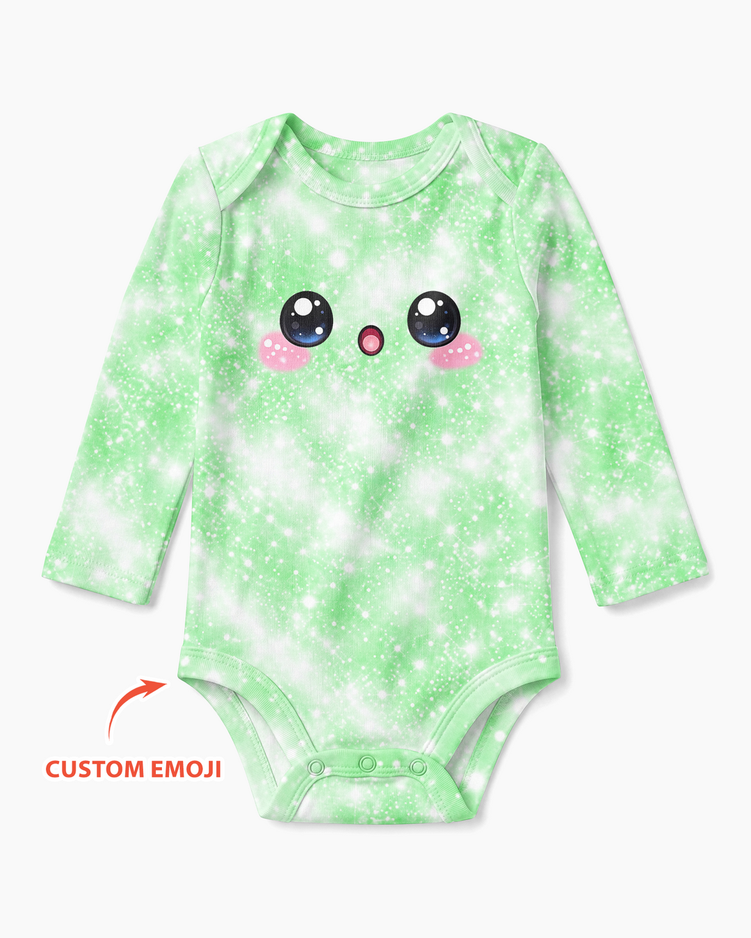 Kawaii Dumplings Emoji Bamboo Bodysuit