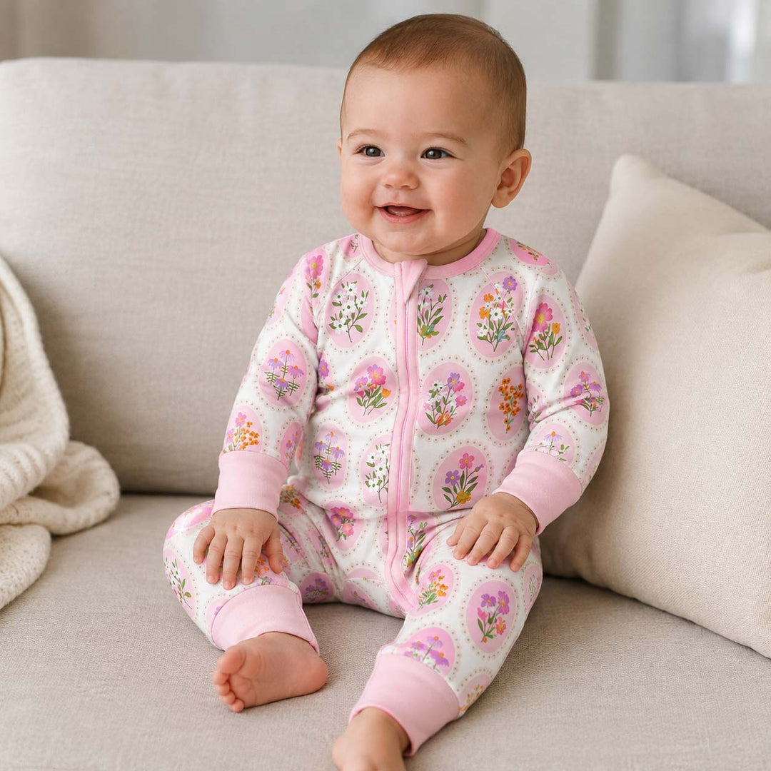 Gentle Floral Beauty Bamboo Convertible Zippy
