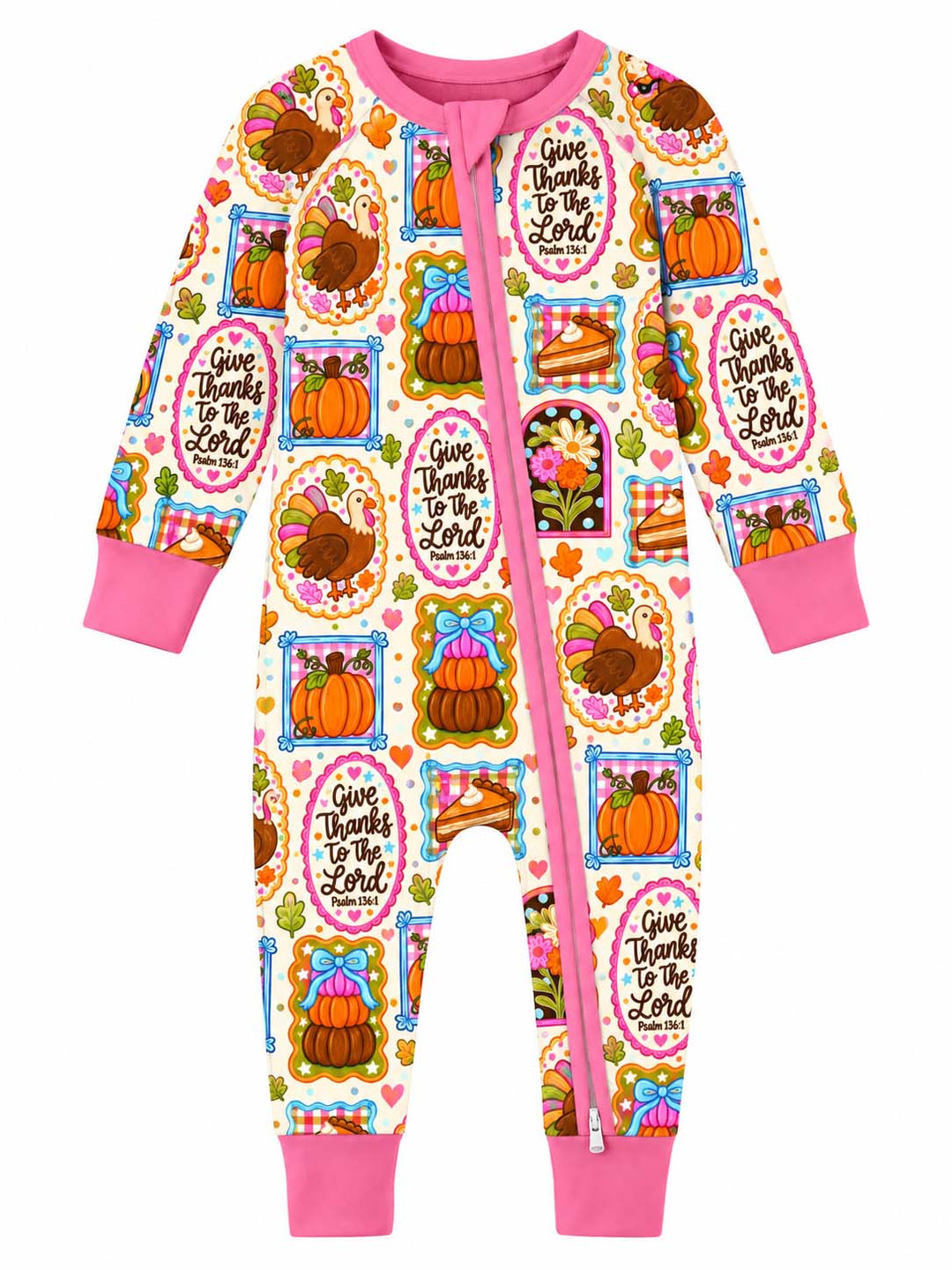 Give Thanks to the Lord Bamboo Convertible Zippy