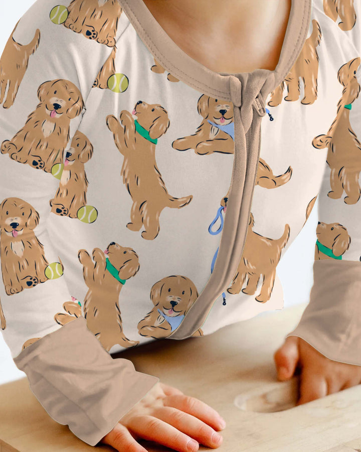 Golden Puppy Playtime Bamboo Convertible Zippy