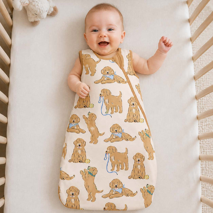 Golden Puppy Playtime Bamboo Sleep Bag