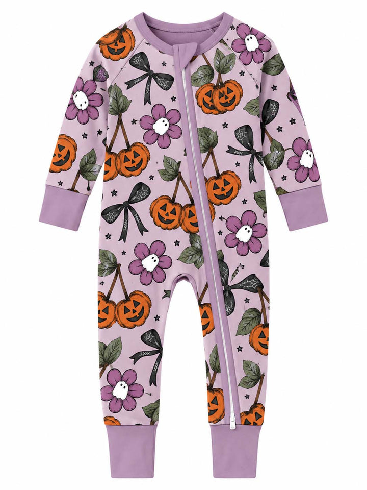 Gothic Pumpkin Cherry Garden Bamboo Convertible Zippy
