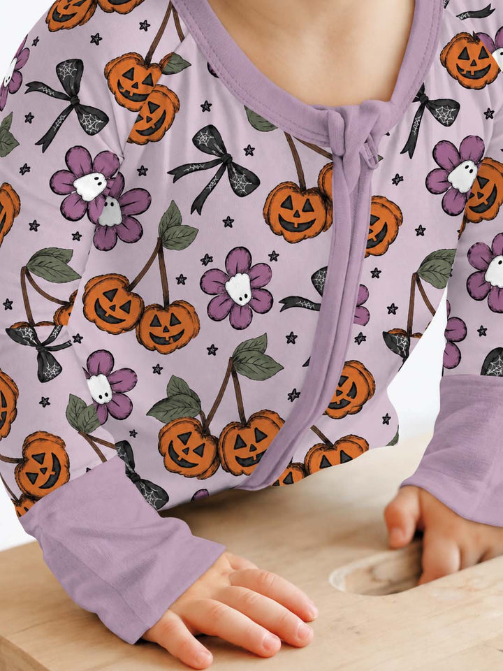 Gothic Pumpkin Cherry Garden Bamboo Convertible Zippy