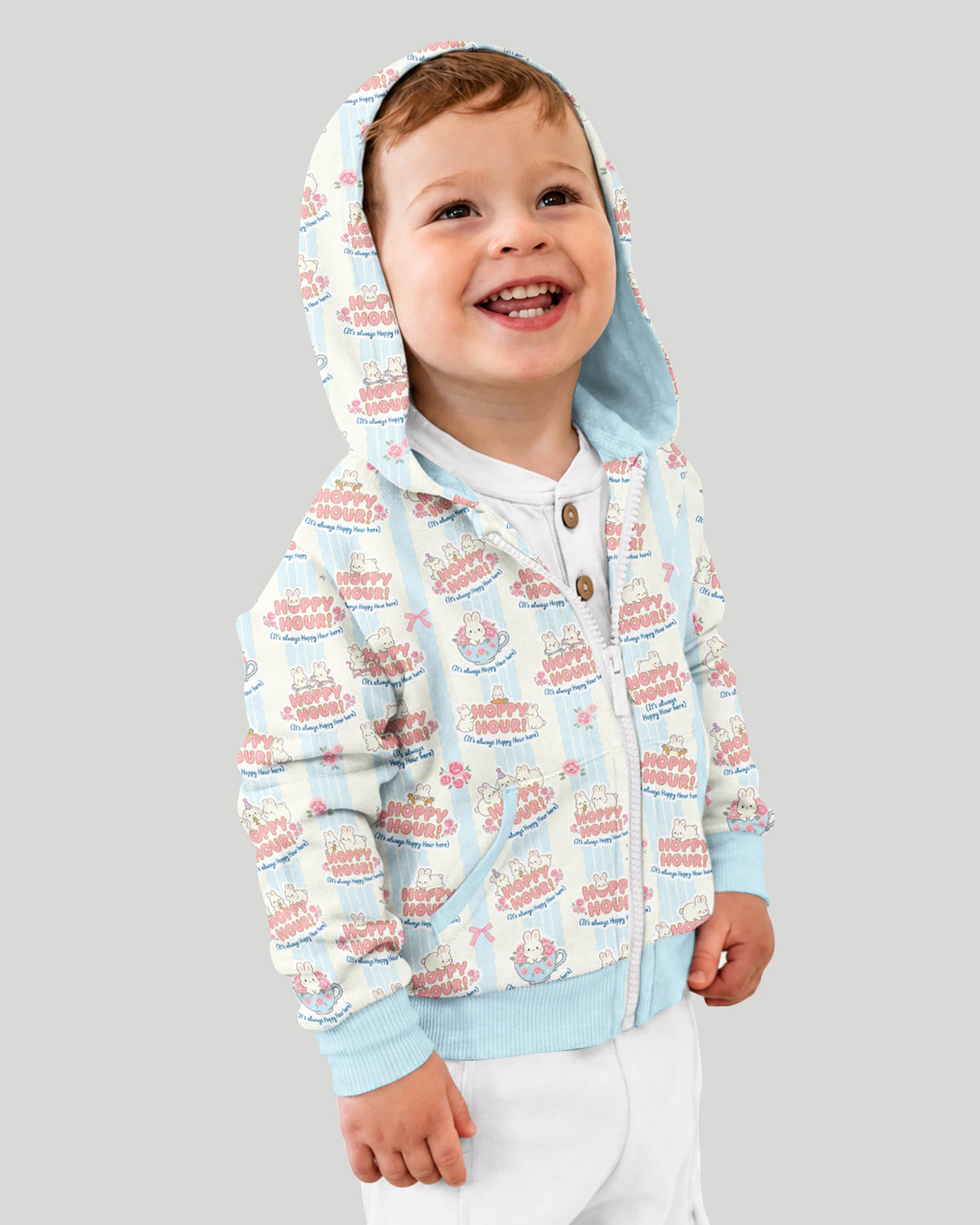 Hoppy Hour Bamboo Zip Hoodie
