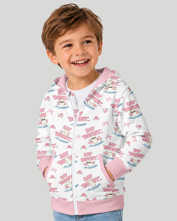 Bunny Radio Bamboo Zip Hoodie