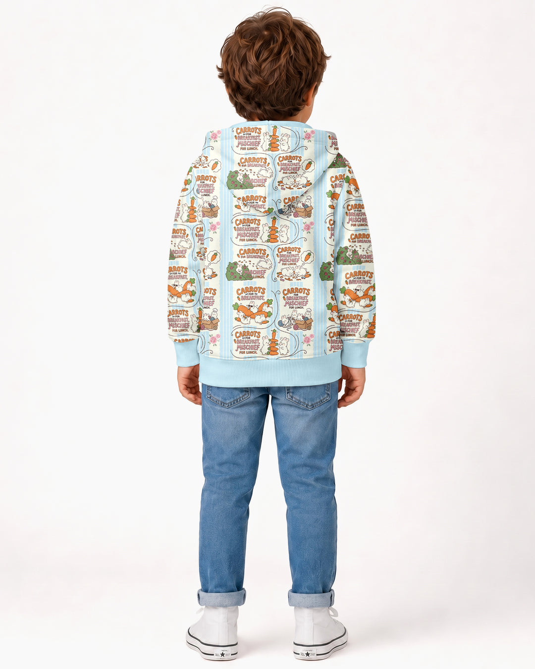 Little Troublemakers Bamboo Zip Hoodie