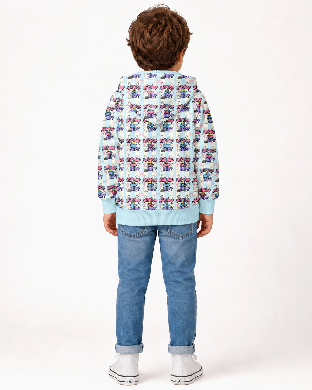 Boombox Bunny Bamboo Zip Hoodie