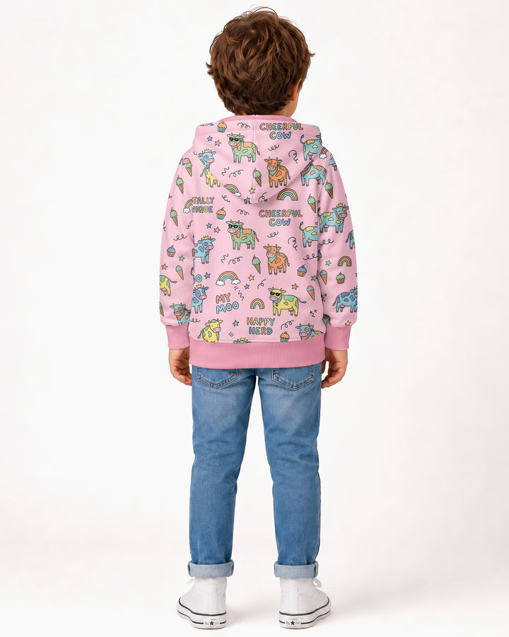 Not Your Ordinary Cow Bamboo Zip Hoodie