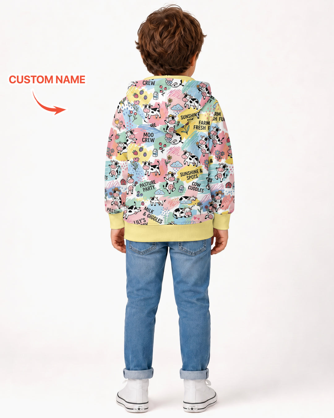 Custom Name Can’t Keep Us In The Barn Bamboo Zip Hoodie