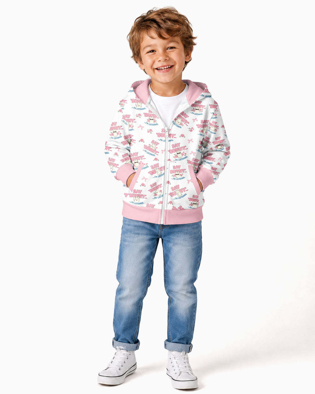 Bunny Radio Bamboo Zip Hoodie