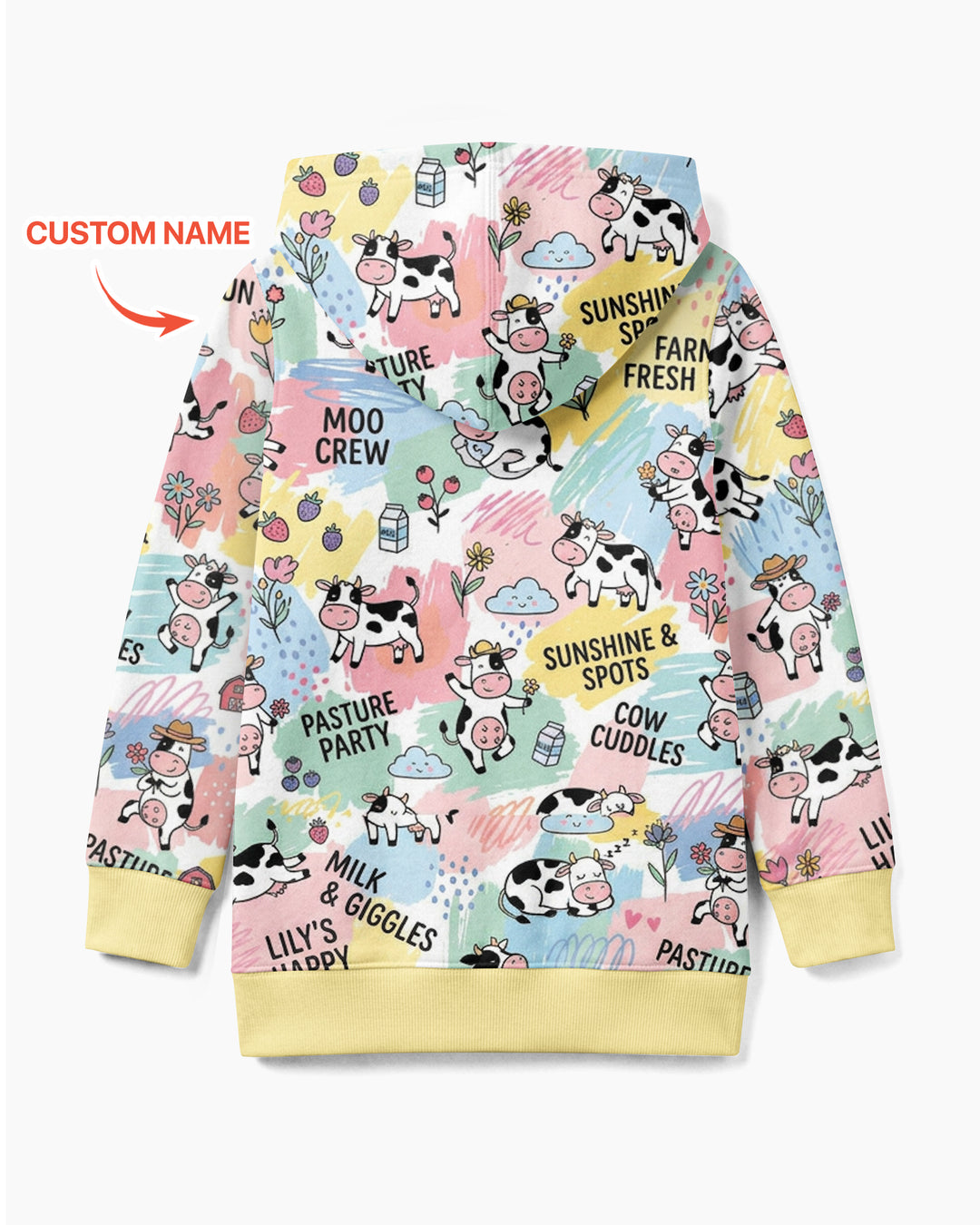 Custom Name Can’t Keep Us In The Barn Bamboo Zip Hoodie