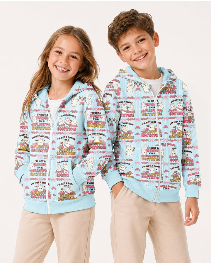 Bossy Bunny Bamboo Zip Hoodie