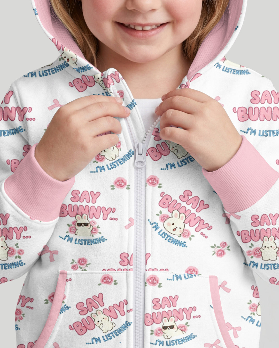 Bunny Radio Bamboo Zip Hoodie