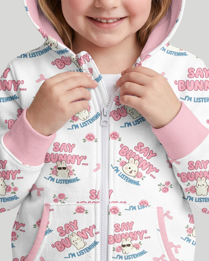 Bunny Radio Bamboo Zip Hoodie