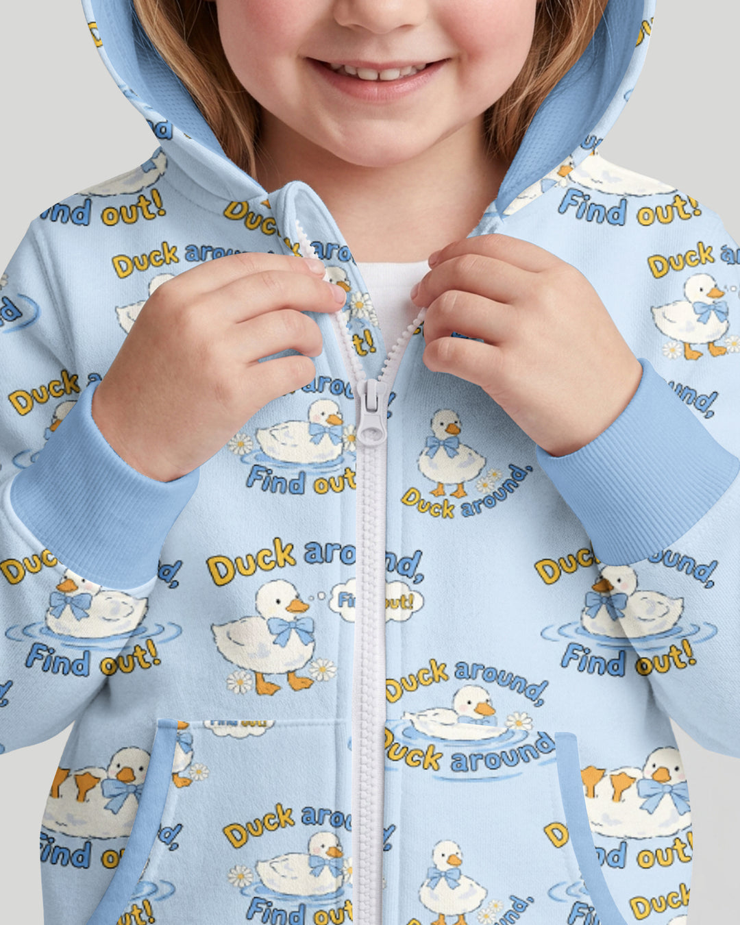 The Duck Around Bamboo Zip Hoodie