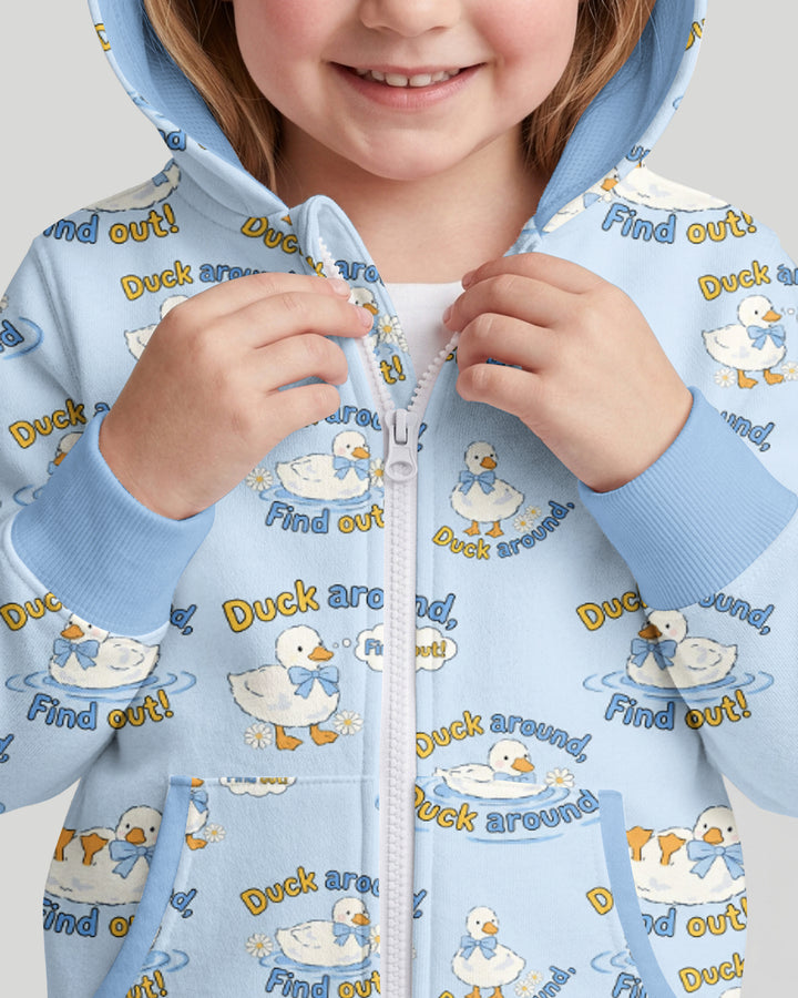 The Duck Around Bamboo Zip Hoodie