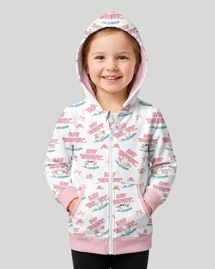 Bunny Radio Bamboo Zip Hoodie