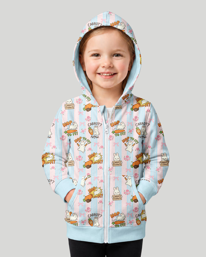 Carrot Rush Bamboo Zip Hoodie