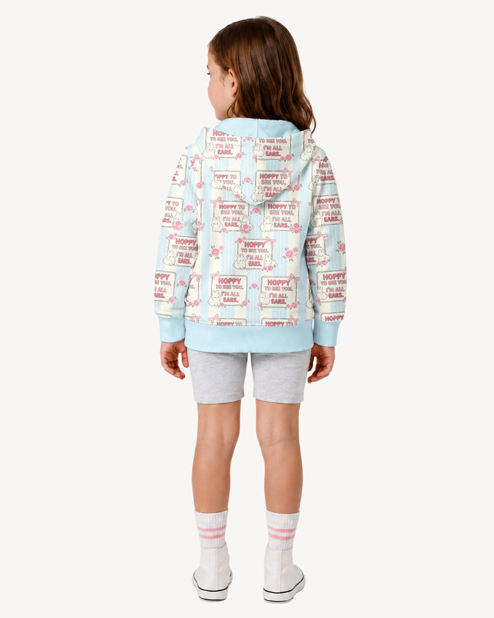 Hoppy To See You Bamboo Zip Hoodie