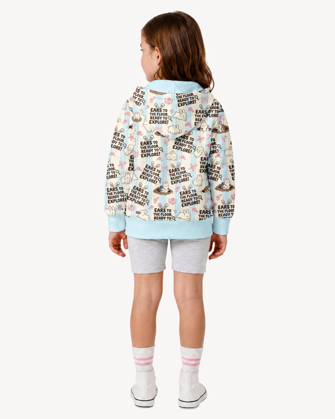 Ears To The Floor Bamboo Zip Hoodie