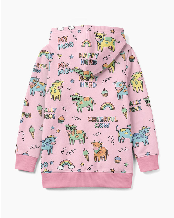 Not Your Ordinary Cow Bamboo Zip Hoodie