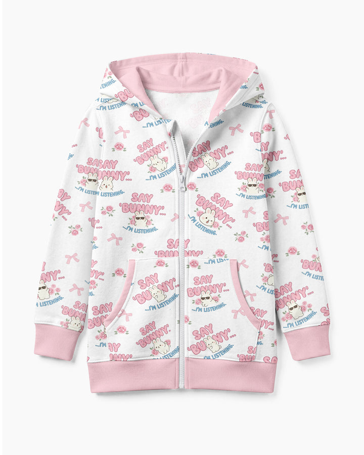 Bunny Radio Bamboo Zip Hoodie