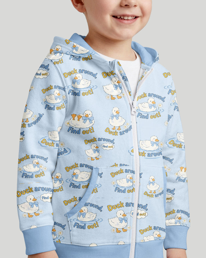 The Duck Around Bamboo Zip Hoodie