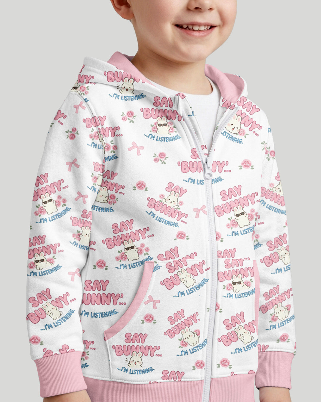 Bunny Radio Bamboo Zip Hoodie