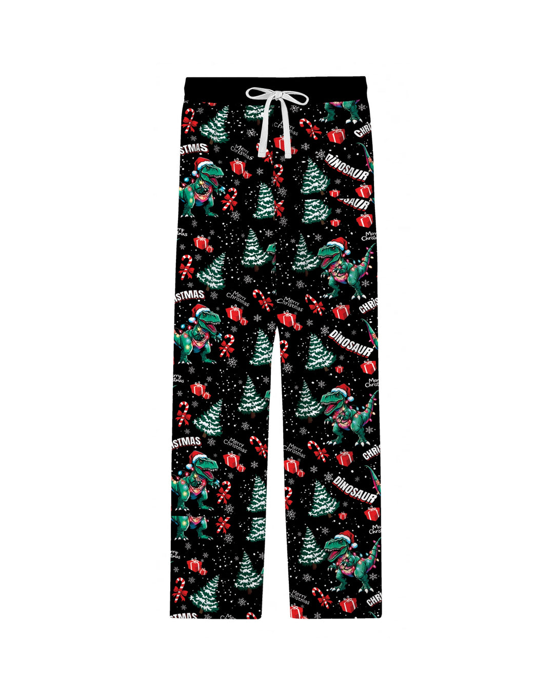 Dinosaur Raw Noel Bamboo Men's Pajama Set