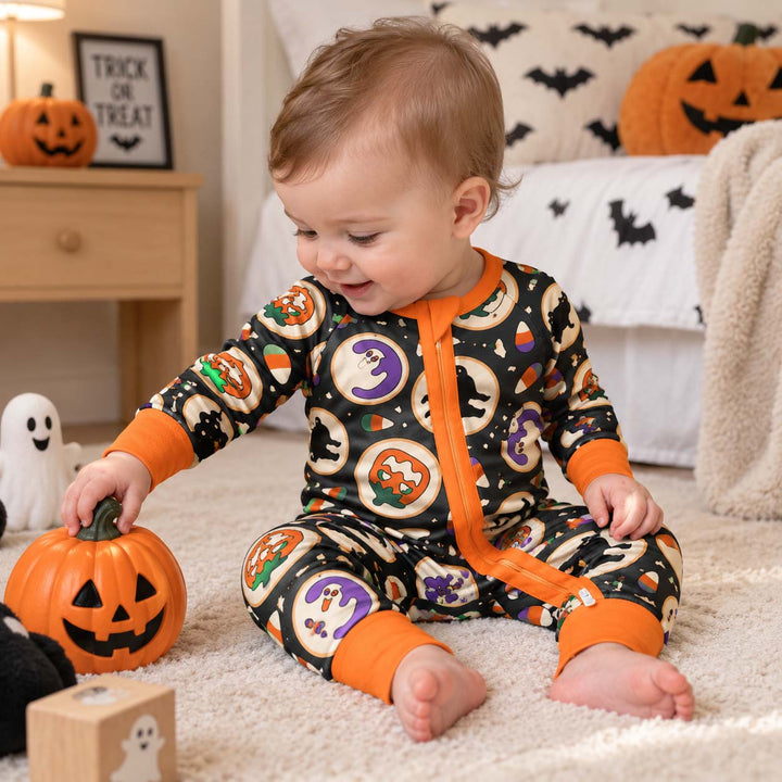 Halloween Cookie Night Bamboo Convertible Zippy
