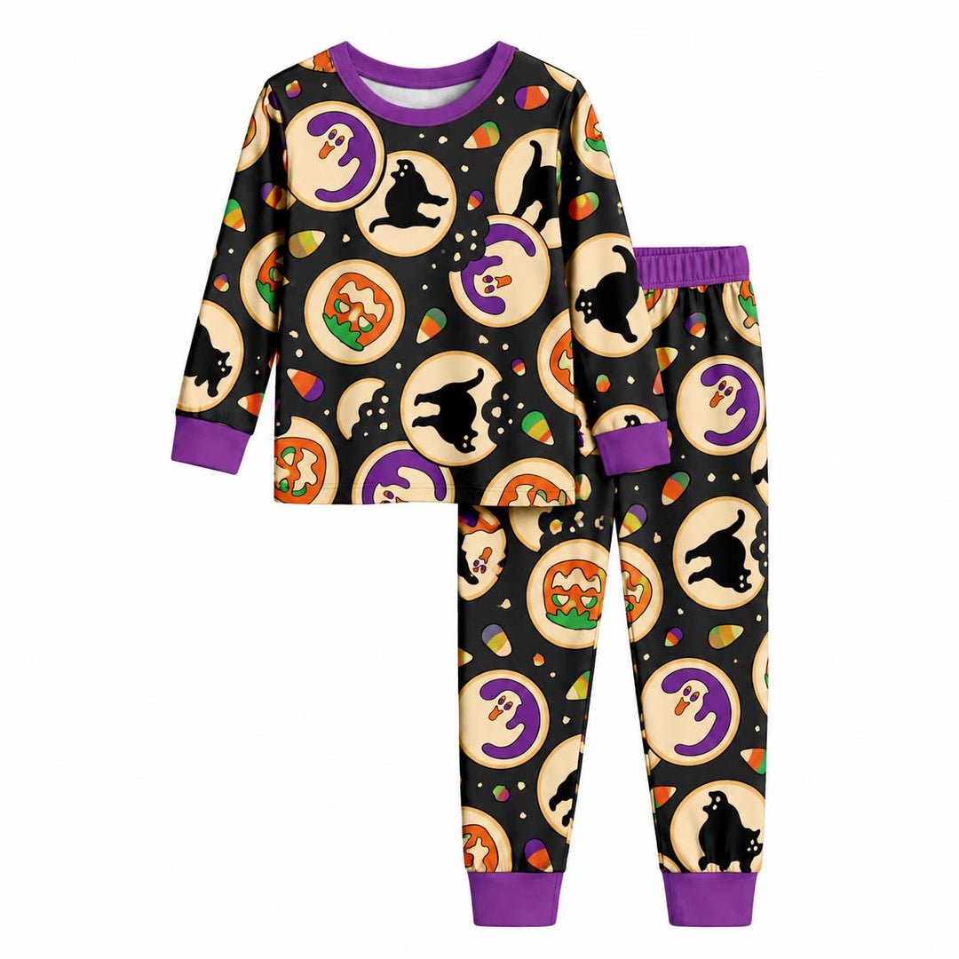 Halloween Cookie Night Bamboo Two Piece Long Sleeve Pajama Set