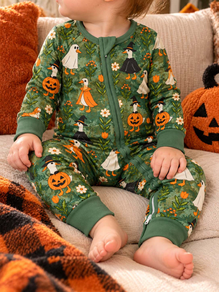 Halloween Goose Garden Bamboo Convertible Zippy