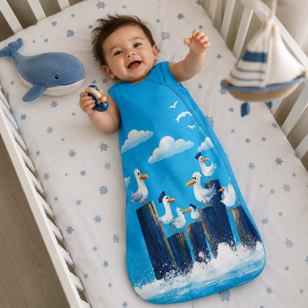 Happy Harbor Seagulls Bamboo Sleep Bag