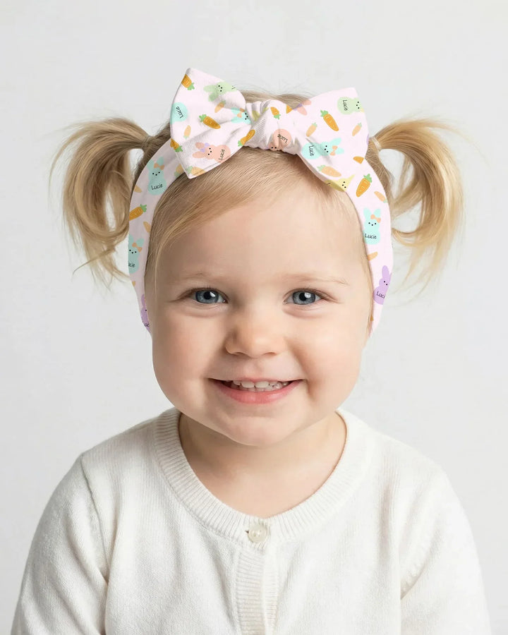 Custom Name Easter Bunny Headband
