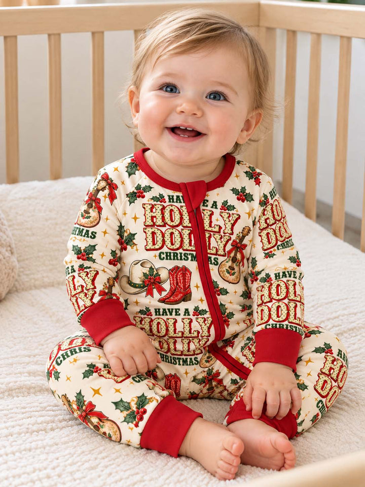 Holly Dolly Christmas Bamboo Convertible Zippy