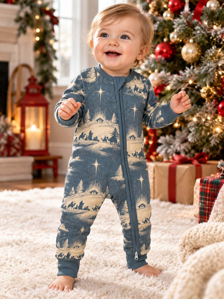 Holy Night Nativity Bamboo Convertible Zippy